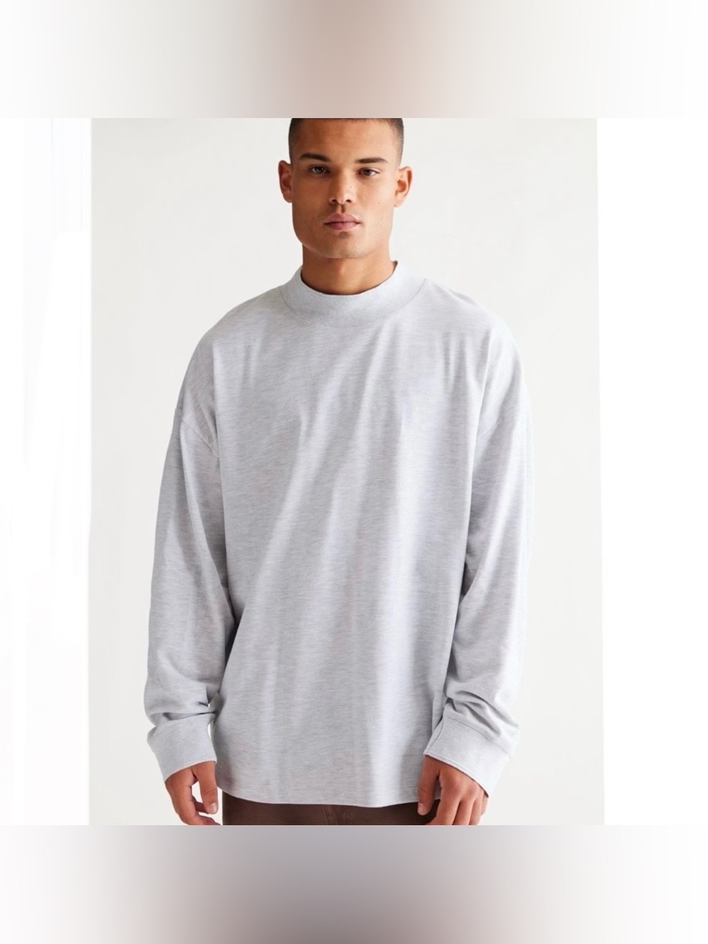 Urban Outfitters Standard Cloth Shortstop Pique Mock Neck Tee Size Medium